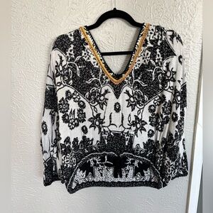 Free People sweater w/hood